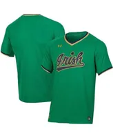 Men's Under Armour Cream Notre Dame Fighting Irish Replica Baseball Jersey Size: Small