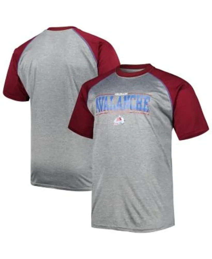 Profile Men's Black/Heather Gray Colorado Avalanche Big & Tall Two-Pack T-Shirt Set