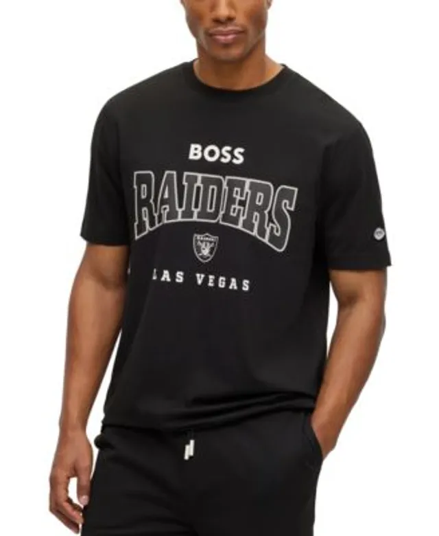 Men's NFL X Staple Gray Las Vegas Raiders Core Long Sleeve Jersey Style  T-shirt