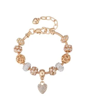 Italian Gold Padlock Charm Bracelet in 14k Gold-Plated Sterling Silver -  Macy's