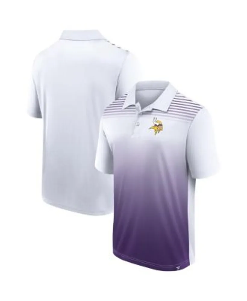 Fanatics Men's Branded White, Purple Minnesota Vikings Sandlot Game Polo  Shirt