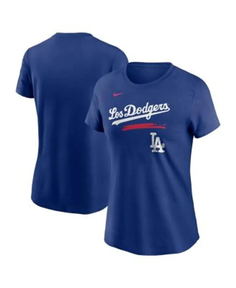 Women's Los Angeles Dodgers Nike Royal Wordmark T-Shirt