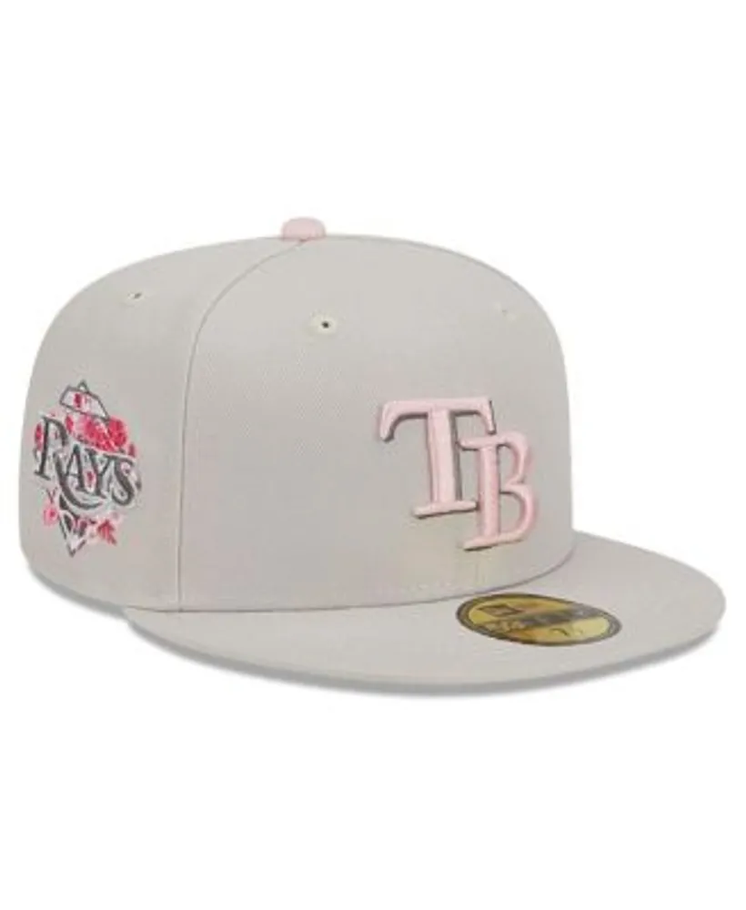 Detroit Tigers Mother's Day Hat,Grey/Pink,Fitted,New Era,Official On-Field