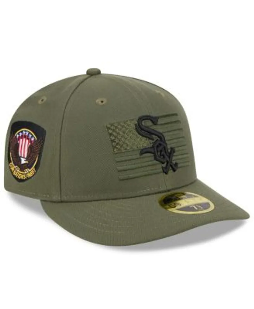 New Era Men's Green Chicago White Sox 2023 Armed Forces Day Low Profile  59FIFTY Fitted Hat