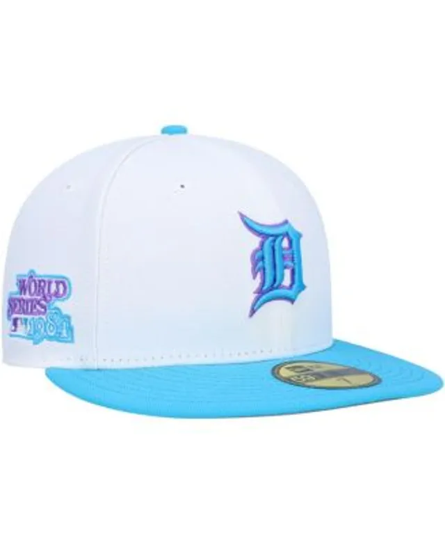 New Era Men's Red Detroit Tigers Logo White 59FIFTY Fitted Hat - Macy's