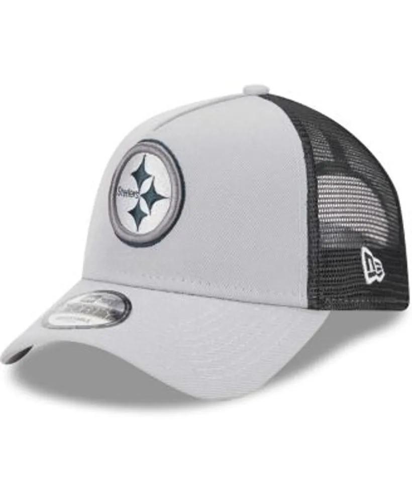 Pittsburgh Steelers A-Frame Black/White Adjustable - New Era cap