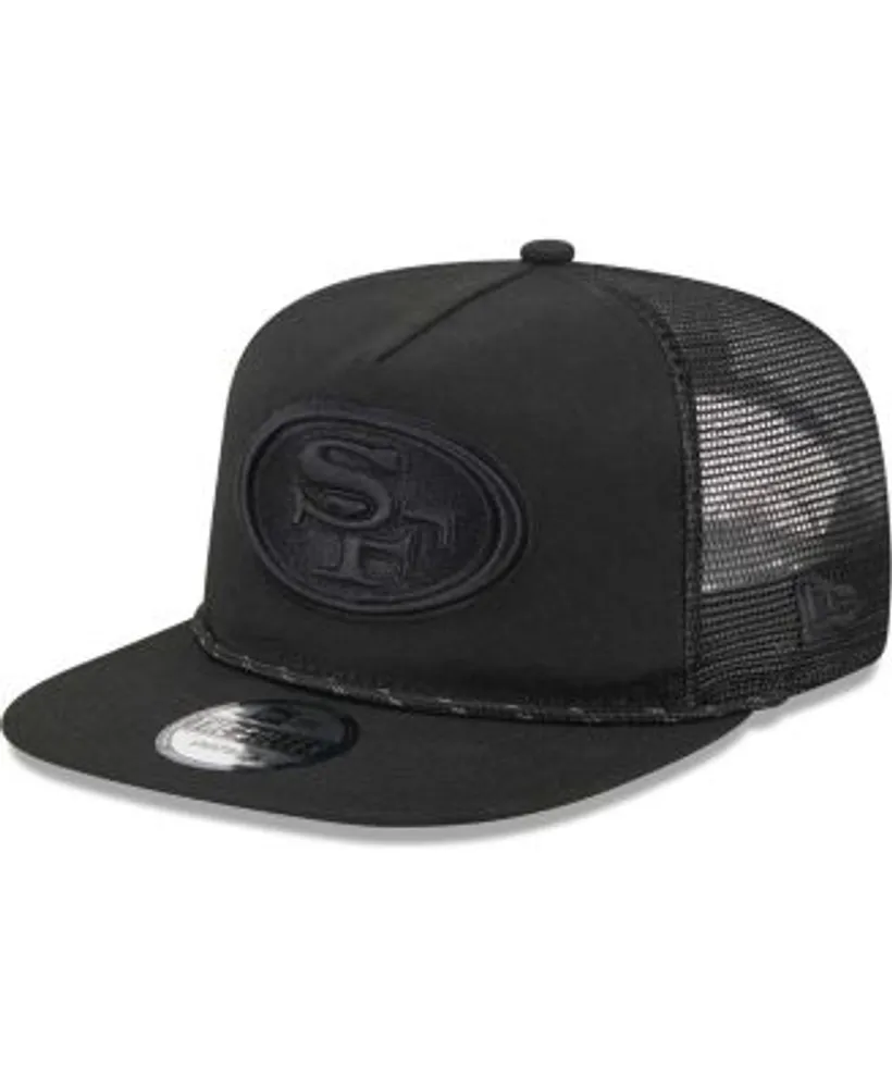 New Era Men's Black San Francisco 49ers Illumination Golfer Snapback  Trucker Hat