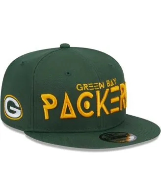 Green Bay Packers 2022 Sideline Ink Dye 9Fifty Black Adjustable