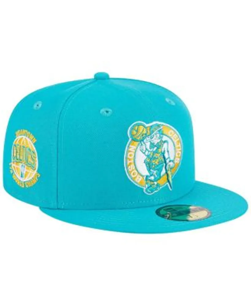 Men's New Era Light Blue/Green Boston Celtics Two-Tone 59FIFTY