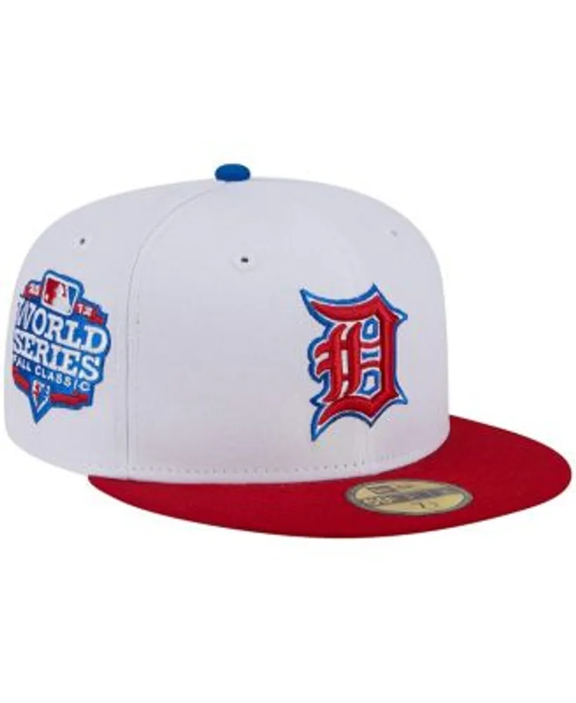 Men's New Era White/Red Chicago Cubs Undervisor 59FIFTY Fitted Hat