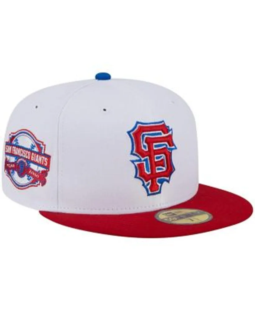 Men's New Era Light Blue/Red Cincinnati Reds Spring Color Two-Tone 59FIFTY Fitted Hat