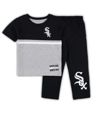 Outerstuff Toddler Boys and Girls Black, Orange San Francisco Giants  Batters Box T-shirt Pants Set