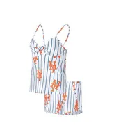 Women's Houston Astros Concepts Sport White Reel Allover Print Tank Top &  Shorts Sleep Set