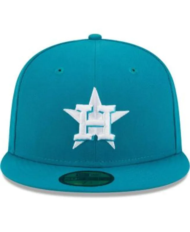 Men's New Era Light Blue Houston Astros 2023 Spring Color Basic 59FIFTY Fitted Hat