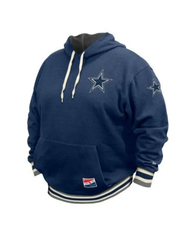 Men's NFL x Staple Navy Dallas Cowboys Split Logo Pullover Hoodie Size: Small