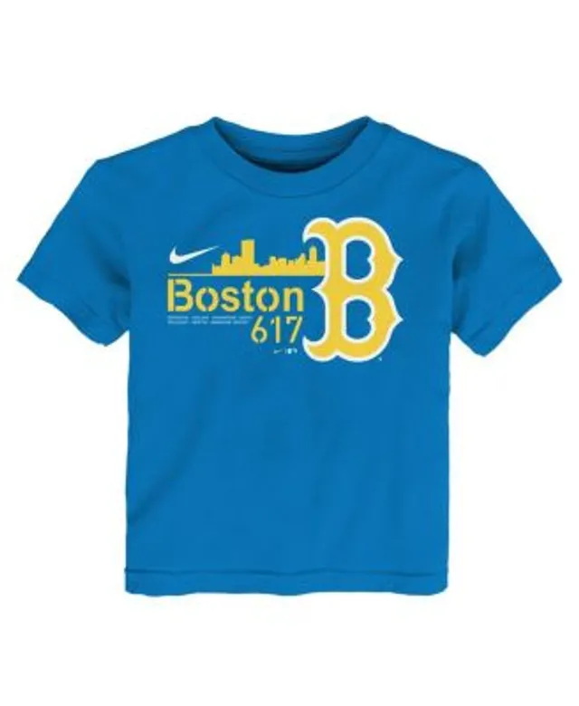 Infant Nike Xander Bogaerts Gold Boston Red Sox City Connect Script Replica Jersey