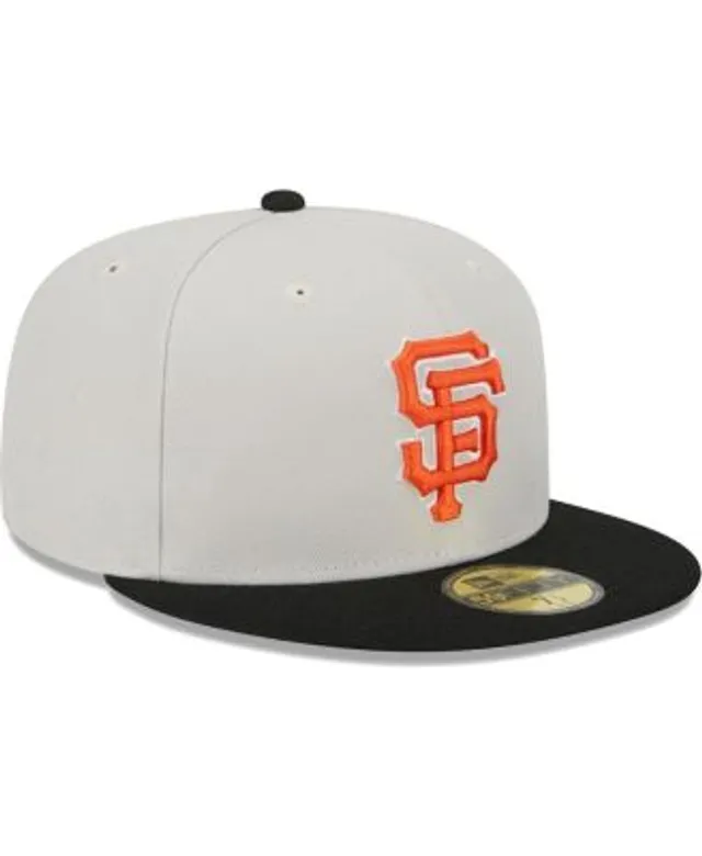 San Francisco Giants 2002 World Series New Era 59FIFTY Fitted Hat (Black Gray U Under BRIM) - SF Giants 2002 World Series New Era 59FIFTY Fitted Cap 