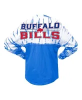 Buffalo Bills Royal Blue Floral Button Up Shirt