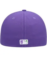 New Era Purple Philadelphia Phillies Lime Side Patch 59FIFTY Fitted Hat