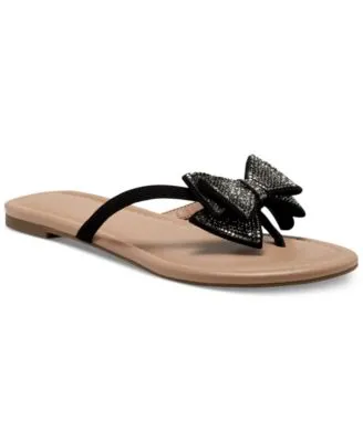 Women's Mabae Bow Flat Sandals, Created for Macy's