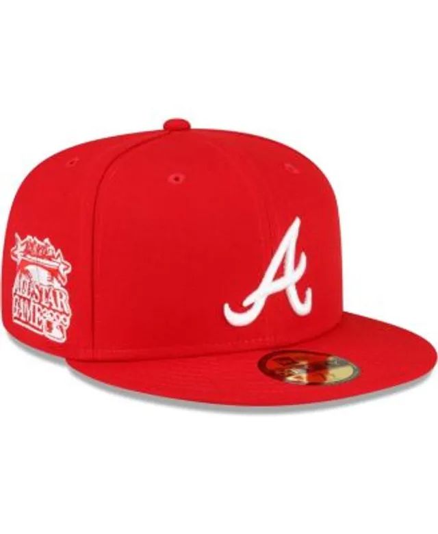 Men's Atlanta Braves New Era Pink 1972 MLB All-Star Game Beetroot Cyber  59FIFTY Fitted Hat