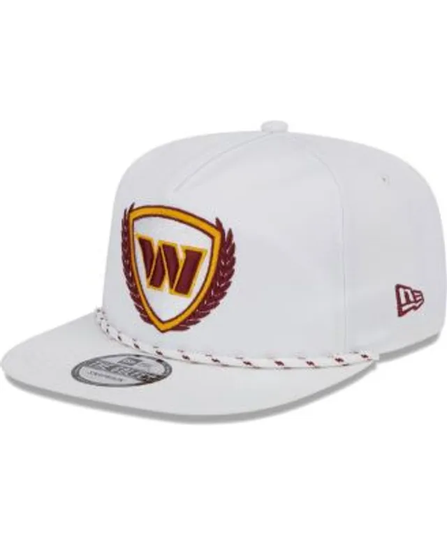 Men's New Era Burgundy Washington Commanders Script 9FIFTY Trucker Snapback  Hat