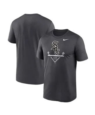 Nike Chicago White Sox Large Logo T-Shirt Black - BLACK