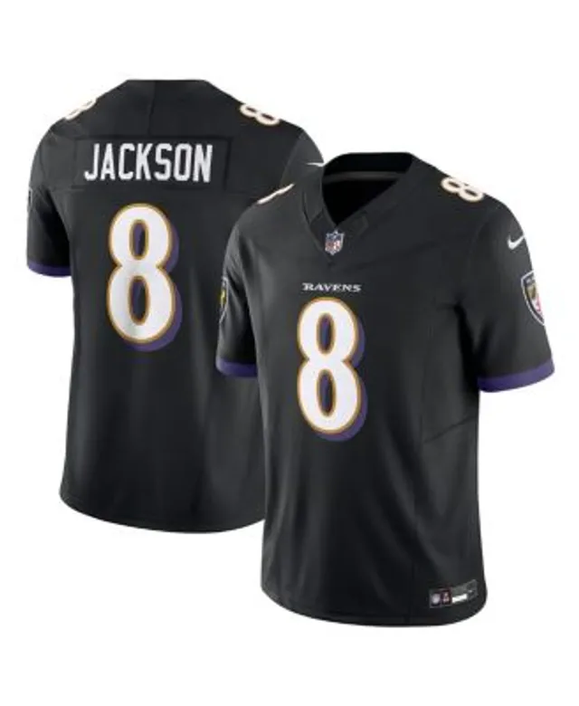 Nike Men's Lamar Jackson Black Baltimore Ravens Alternate Vapor Elite Player Jersey - Black