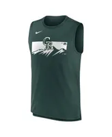 Nike Men's Green Colorado Rockies City Connect Muscle Tank Top