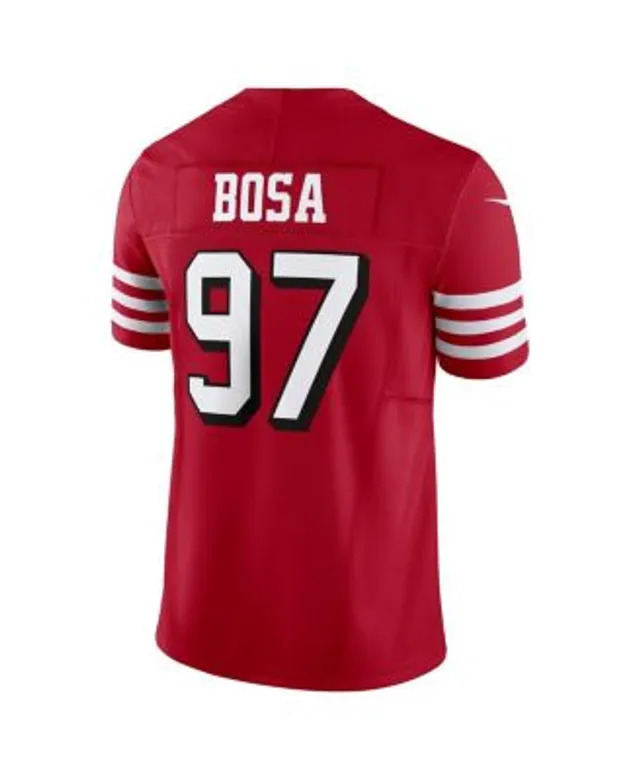 Men's Nike Nick Bosa Scarlet San Francisco 49ers Name & Number T-Shirt 