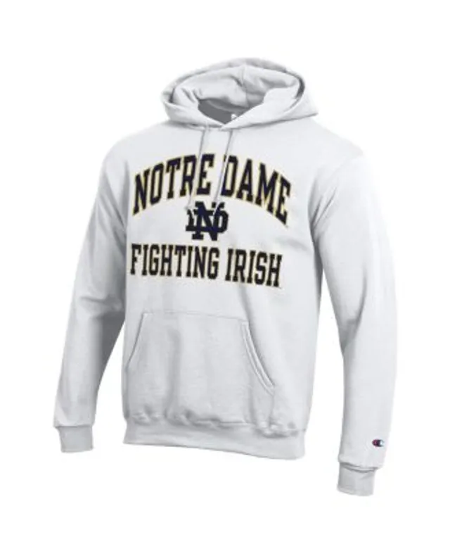 Men's Fanatics Branded White Notre Dame Fighting Irish First Battle  Pullover Hoodie