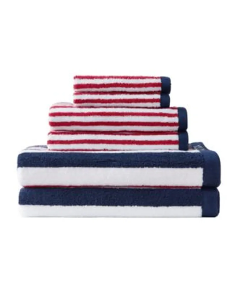 Nautica Mackenzie Cotton Terry 6 Piece Towel Set