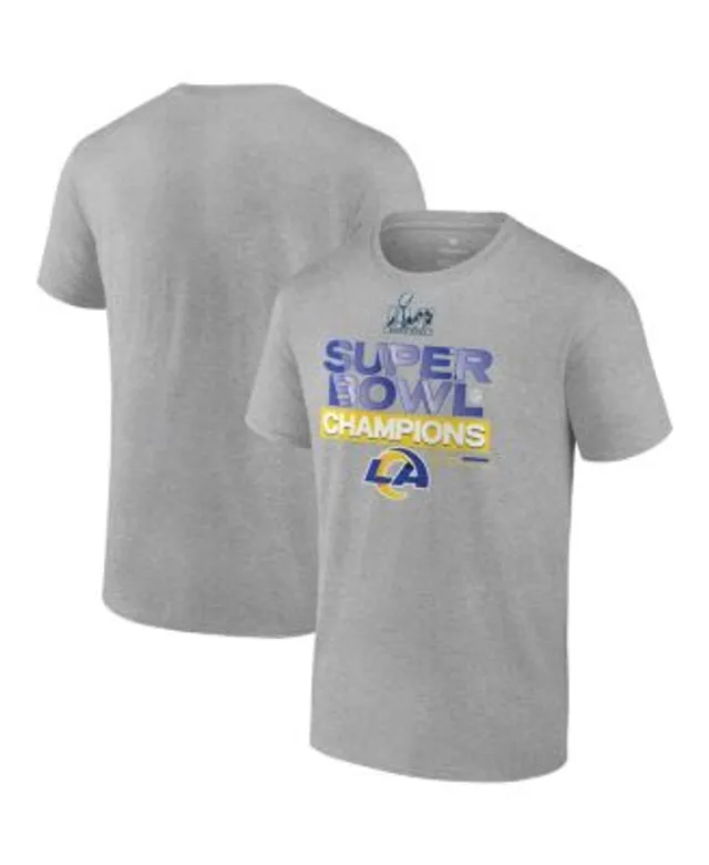 Men's Nike Anthracite Los Angeles Rams Super Bowl LVI Champions Slogan Long Sleeve T-Shirt