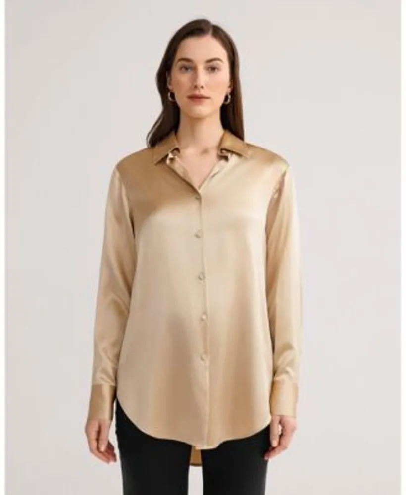 LILYSILK Louisville Print Silk Shirt for Women