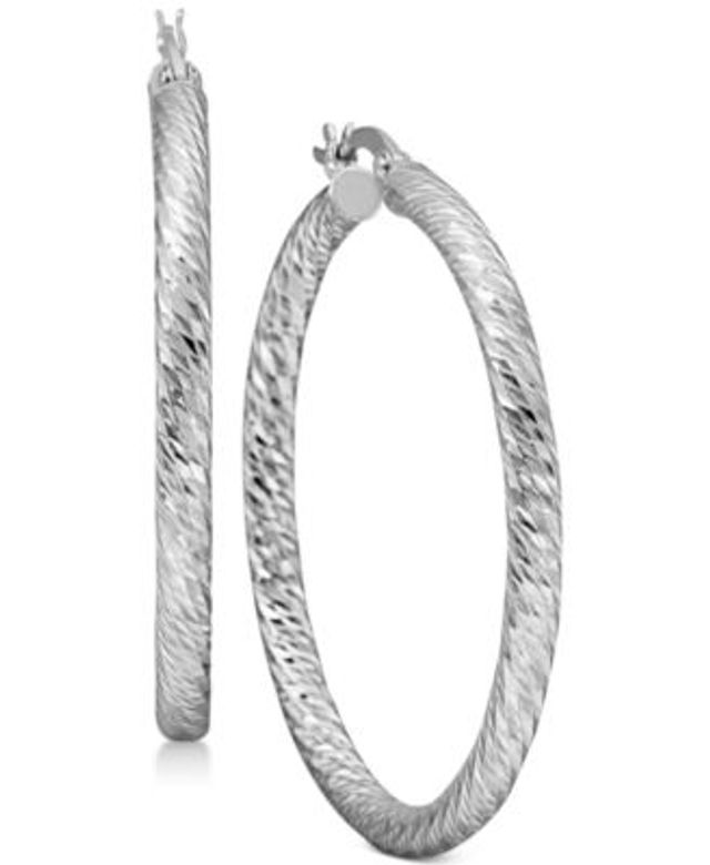 Giani Bernini Cubic Zirconia Initial Dangle Hoop Earrings in 18k  Gold-Plated Sterling Silver, Created for Macy's - E - Yahoo Shopping