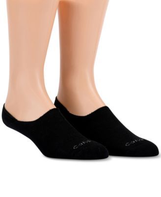 Men's No-Show Socks, 2 Pack
