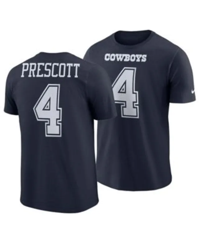 Nike Men's Dak Prescott Dallas Cowboys Pride Name and Number Wordmark T- Shirt