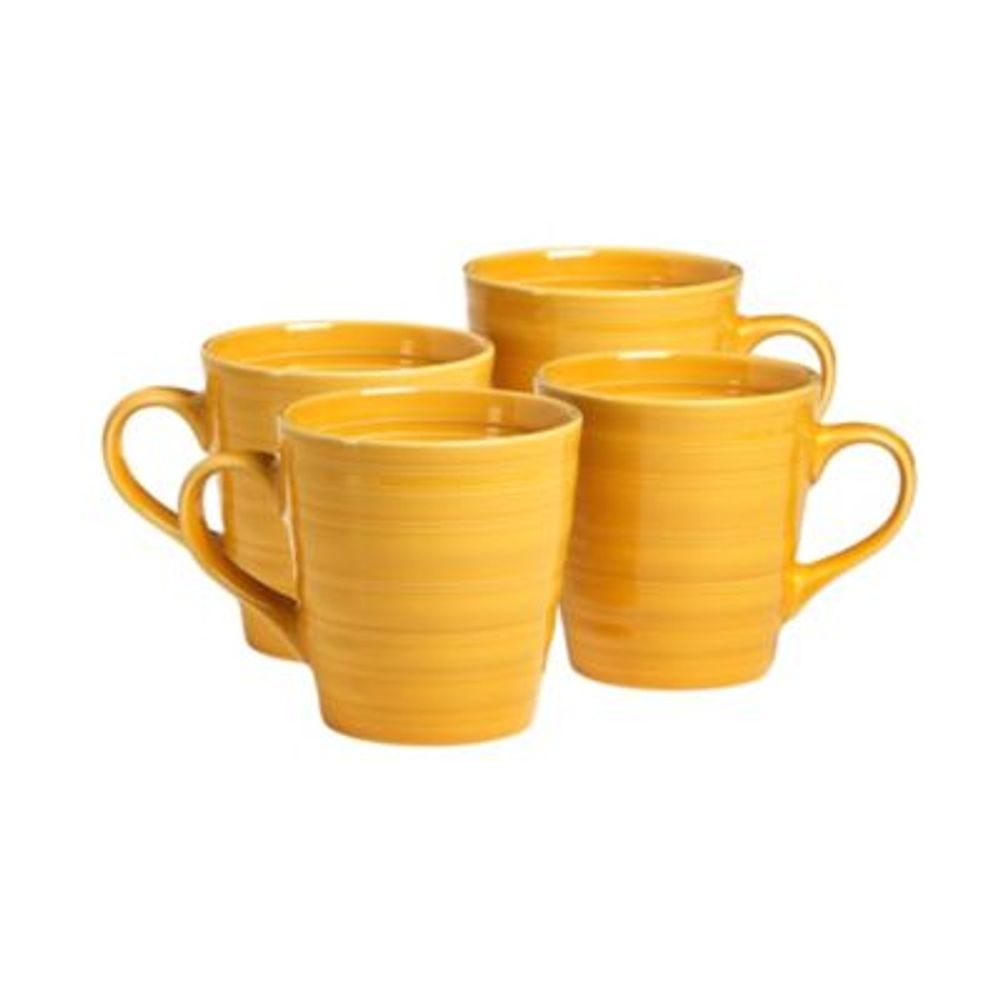 CAMP STRIPE MUGS, SET OF 4