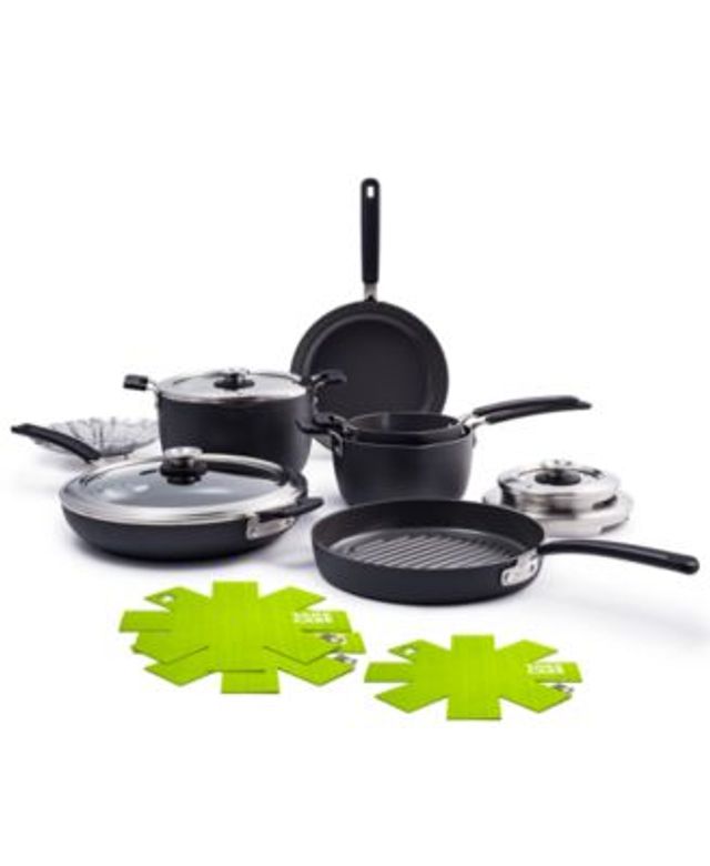 GreenPan Paris Pro 11-Pc. Ceramic Non-Stick Cookware Set - Macy's