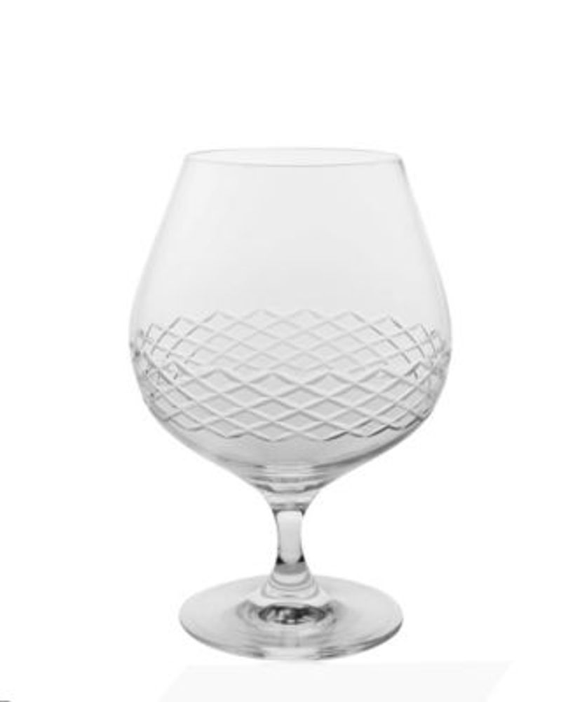 Rolf Glass Diamond 22.5oz Brandy Snifter Set of 4