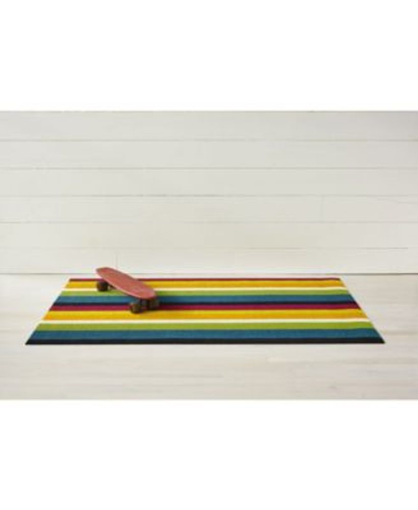 Chilewich Pride Stripe Shag Utility Floor Mat, 24'' x 36