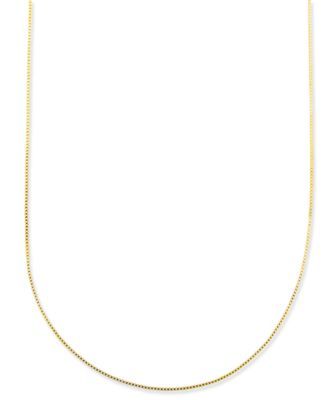 Fine Venetian 20" Chain Necklace in 18k Gold-Plate Over Sterling Silver, Created for Macy's