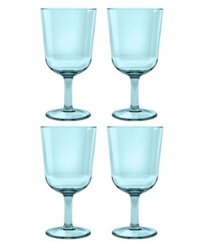 TarHong Bubble Jumbo Glass, Clear, 23 oz, Premium Plastic, Set of 6