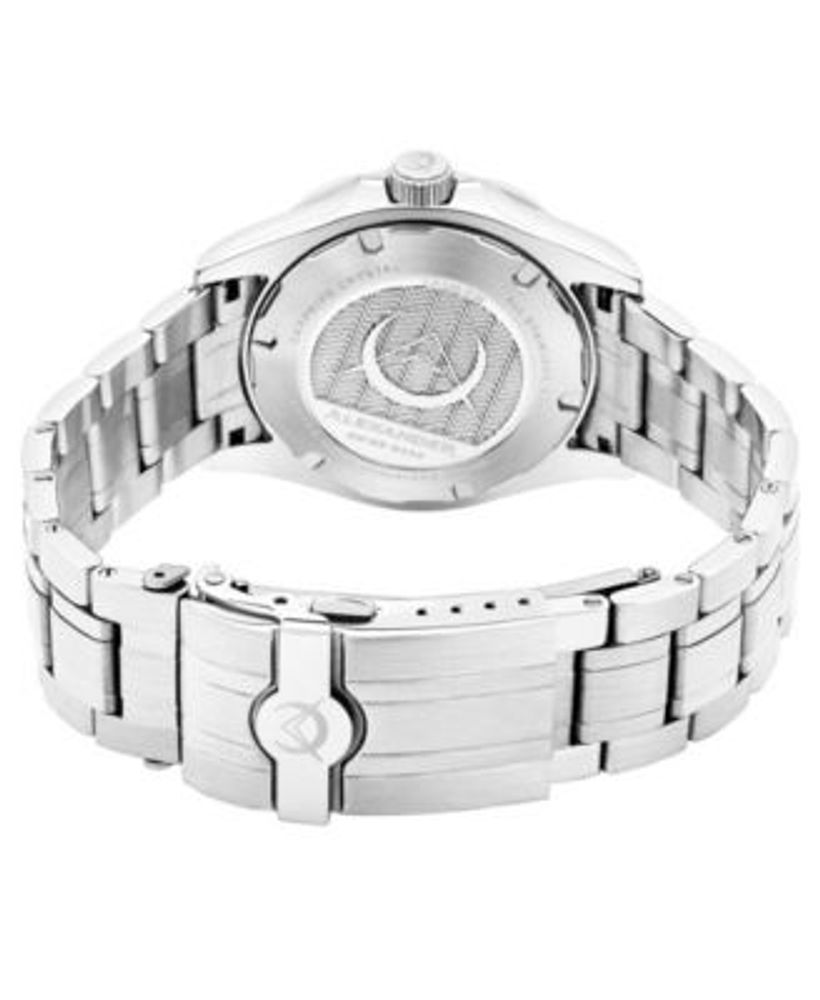 Alexander Watch A501B-01, Mens Quartz Diver Watch with Stainless Steel Case on Stainless Steel Bracelet