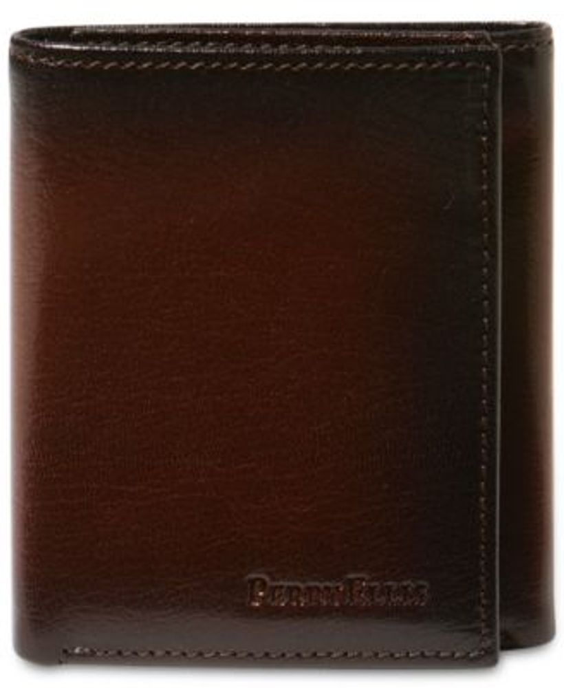 Men's Leather Michigan Slim Ombre Trifold Wallet