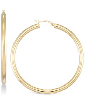 Polished Hoop Earrings