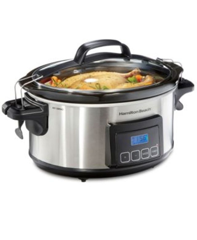 Hamilton Beach 4-Qt. Oval Slow Cooker - Macy's