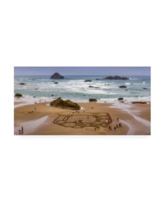 Darren White Photography Morning at the Dreamfield Canvas Art - 19.5" x 26"