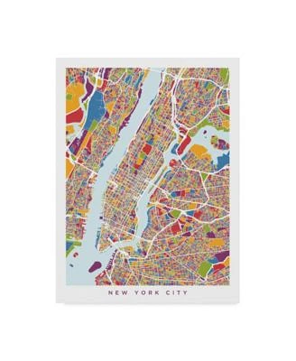 Michael Tompsett New York City Street Map II Canvas Art