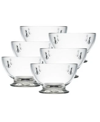 La Rochere Napoleon Bee 21-ounce Bowl, Set of 6 